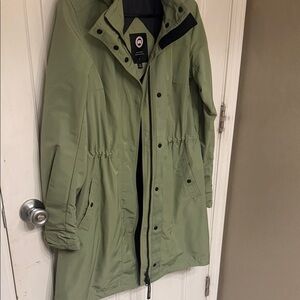 Canada Goose Olive Hooded Jacket